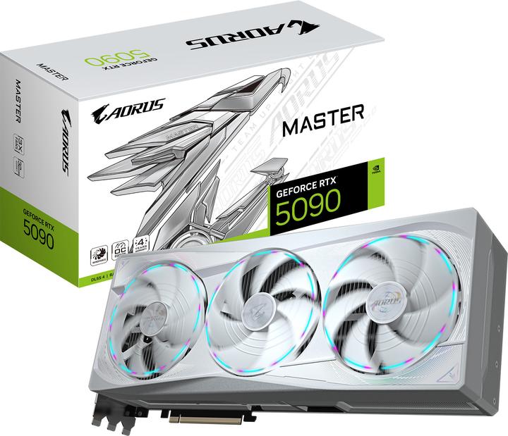 Produktbild Gigabyte AORUS GeForce RTX 5090 MASTER ICE (32 GB)