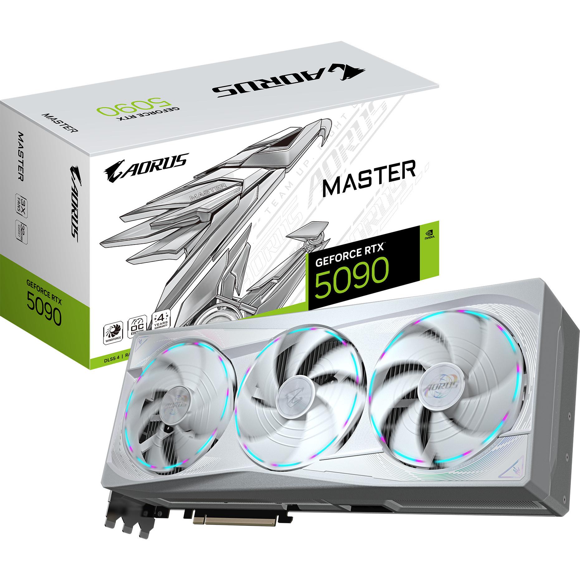 Gigabyte AORUS GeForce RTX 5090 MASTER ICE (32 GB), Grafikkarte
