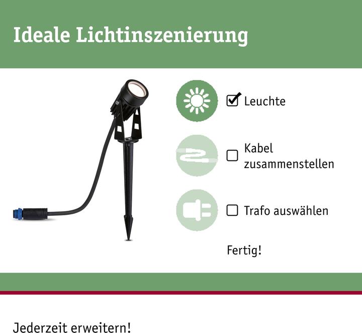 Image du produit Paulmann Plug & Shine LED (150 lm, IP65)