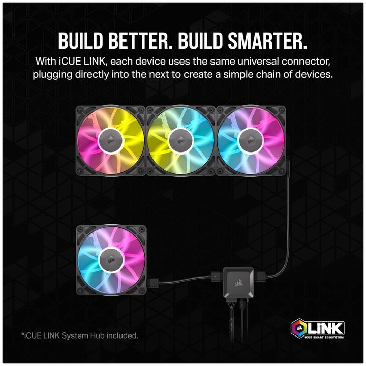 Produktbild Corsair iCUE LINK RX120 RGB (120 mm, 3 x)