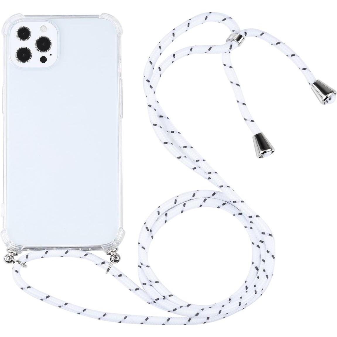 König Design Hülle Handy Schutz für Apple iPhone 13 Pro Case Cover Tasche Etuis Bumper Weiss, Handykette, Weiss