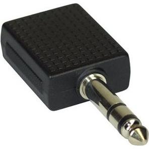 InLine Audio Adapter (Klinkenadapter), Audio Adapter, Schwarz
