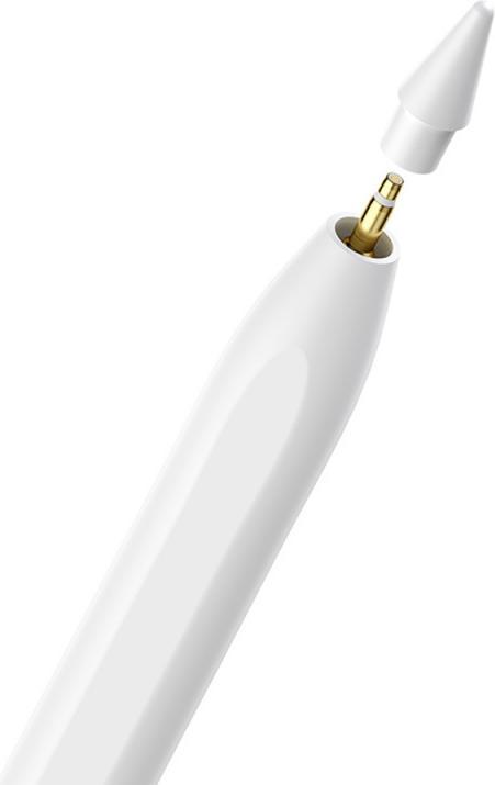 Actual product image Baseus Active stylus Smooth Writing Series with plug-in charging, lightning (White)