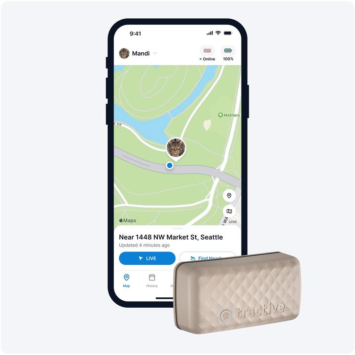 Actual product image Tractive GPS Mini (One size, Cat, General)