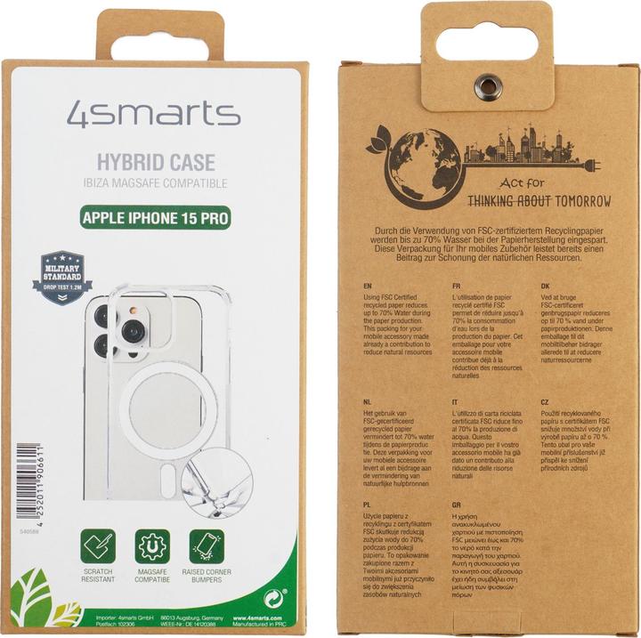 Immagine prodotto 4smarts Caso ibrido Ibiza (Apple iPhone 15 Pro)