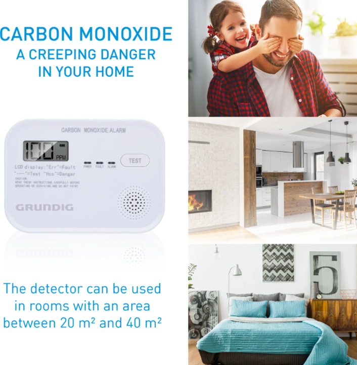 Actual product image Grundig Carbon monoxide detector