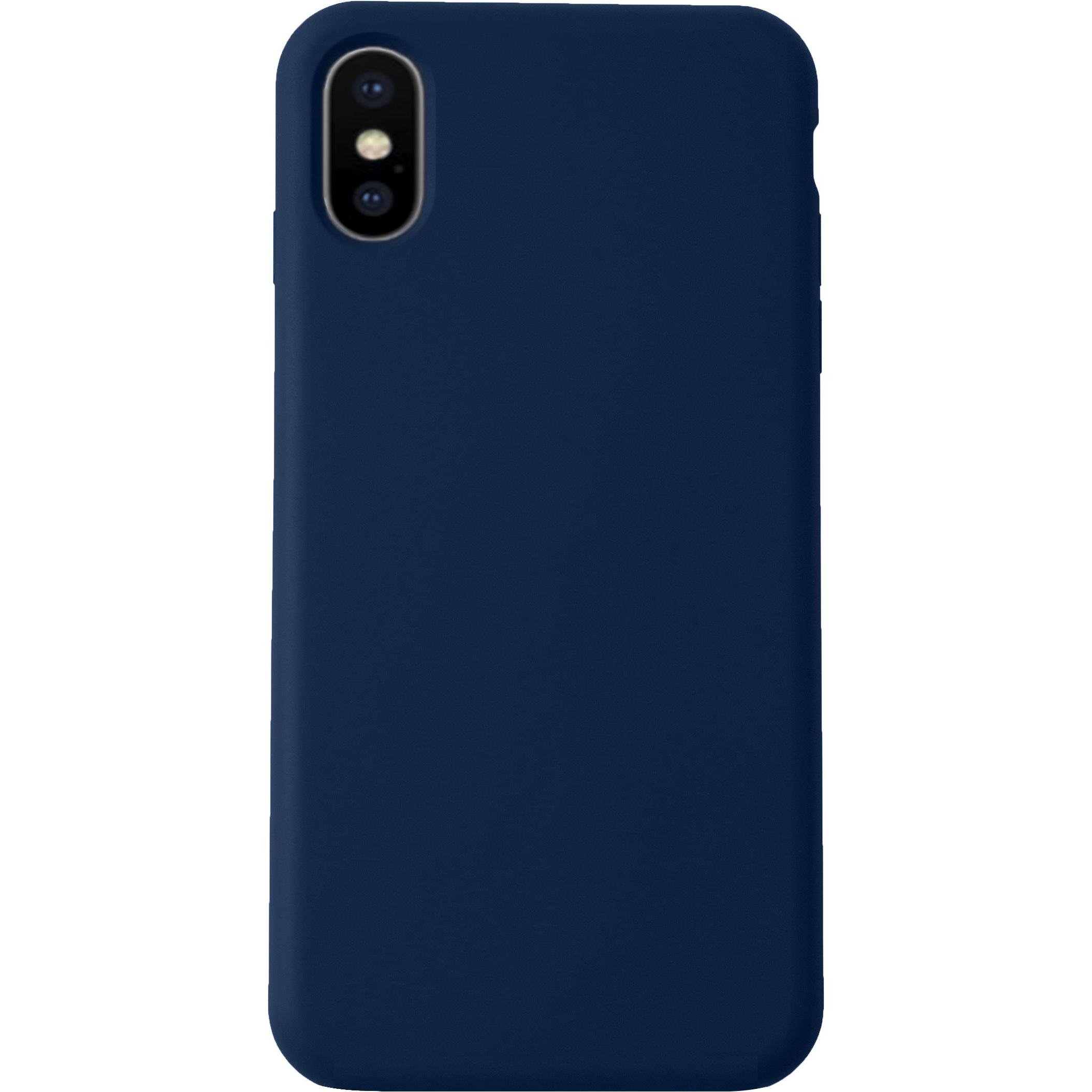 KMP Silicone (Apple iPhone XS), Smartphone Hülle, Blau
