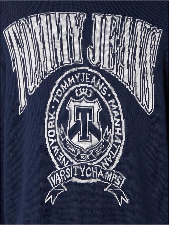 Image du produit Tommy Hilfiger Tommy Jeans Relaxed Varsity Jacquard Knit Sweater - 88647 (M)