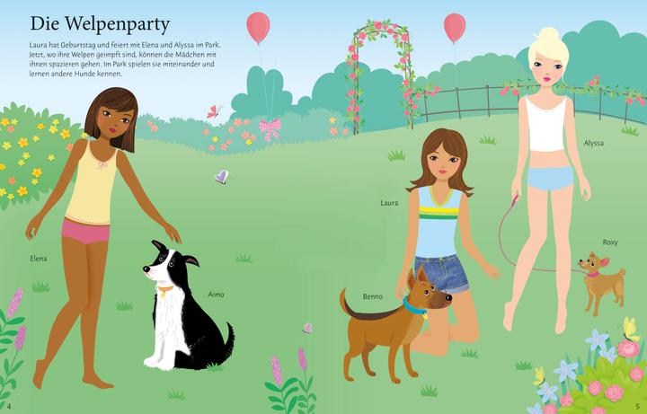 Produktbild Mein grosses Anziehpuppen-Stickerbuch: Meine Hunde und Katzen