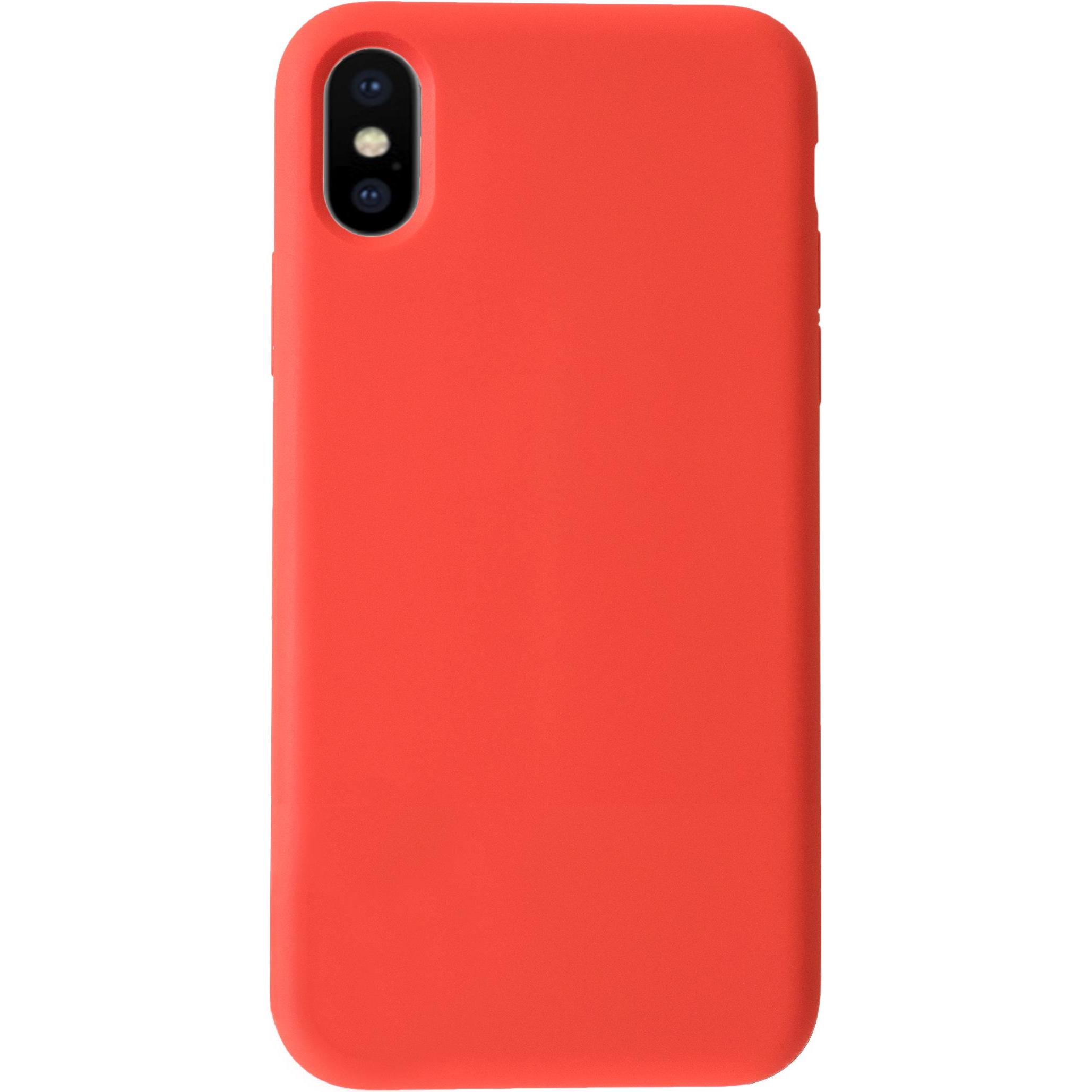 KMP Silicone (Apple iPhone XS), Smartphone Hülle, Rot