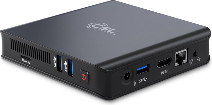 Image du produit CSL Narrow Box Ultra HD Compact v5 (Intel Celeron N5100, 4 Go, 1000 Go, Intel UHD Graphics)