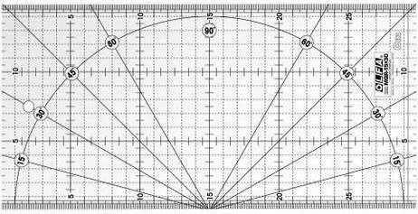 Produktbild Olfa Messerschneidvorlage - besonders (30 cm)