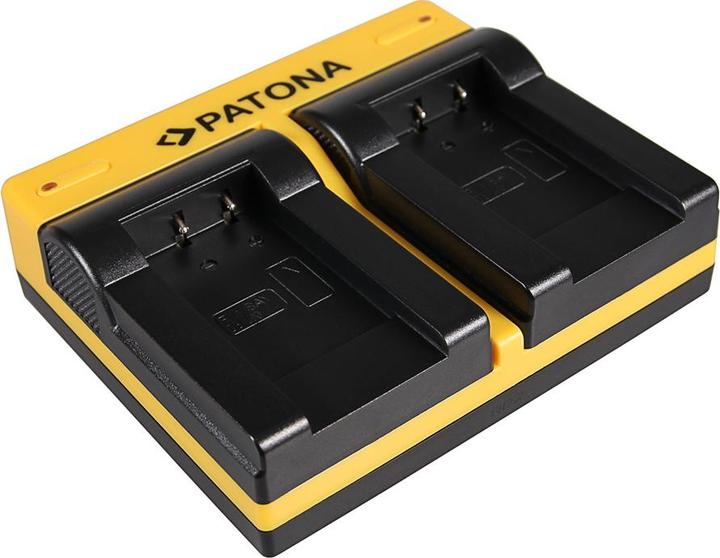 Actual product image Patona Dual charger for Sanyo DB-L90 DMX DMXSH1 DMX-SH1 DMXSH11 DMX-SH11 DB-L90 VPC incl. Micro-USB