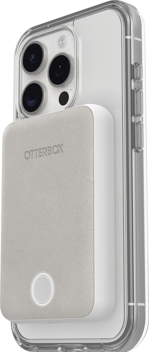 Actual product image OtterBox Wireless Power Bank (7.5W) 5000mAh USB-C Port White (5000 mAh, 12 W)