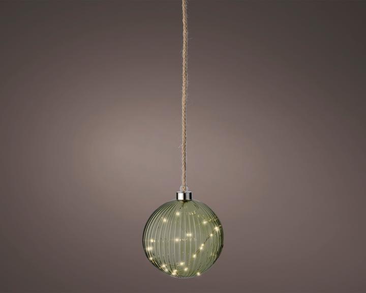 Image du produit Lumineo LED Micro LED Boule vert/blanc chaud 10cm