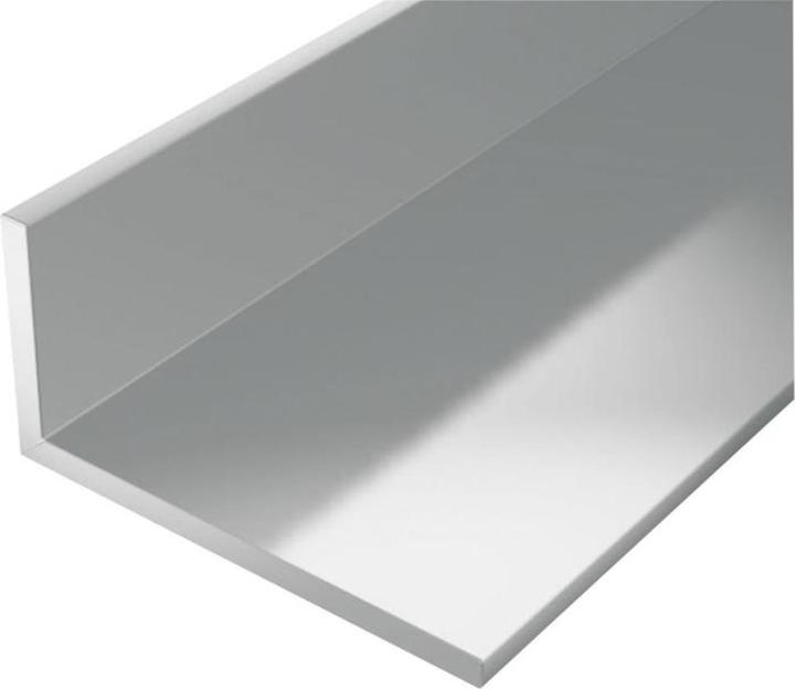 Actual product image Alberts Aluminium angle profile 2000/40x 20mm silver-coloured