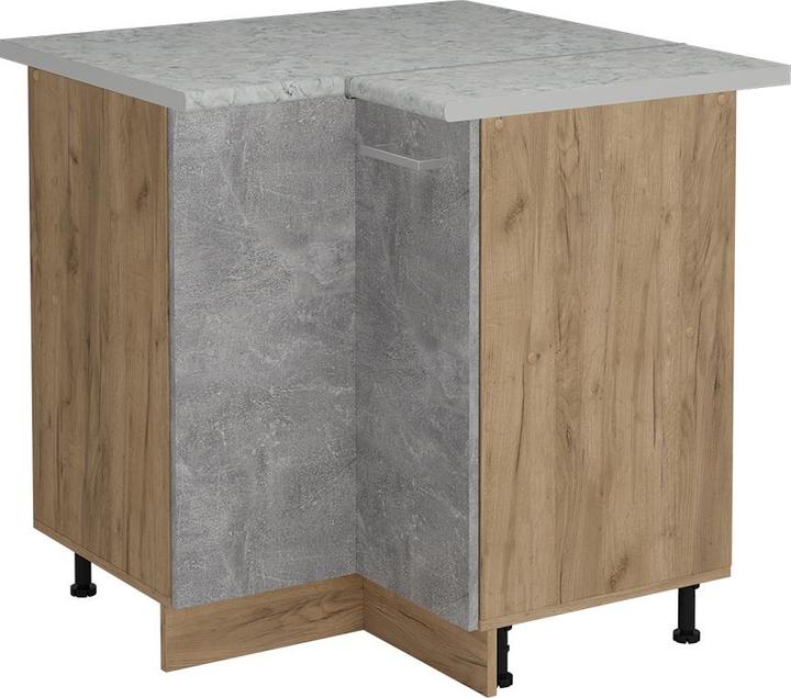 Beton, Goldkraft Eiche, Marble-Weiss