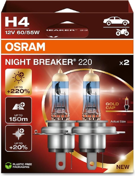 Osram Night Breaker 220 (H4)