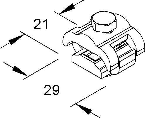 Produktbild Niedax Linz – Mesh-Kabel Erdung der Ablage GTEKM 6 x 25