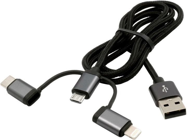 Exsys 3-in-1 USB Lade- und Datenkabel (1 m, USB 2.0)