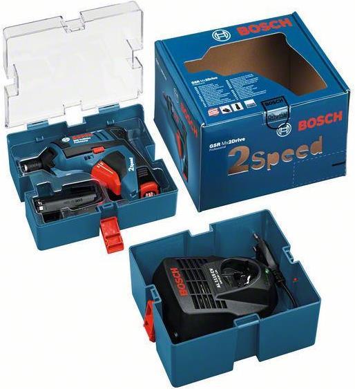 Image du produit Bosch Professional GSR Mx2Drive en coffret avec 2 batterie