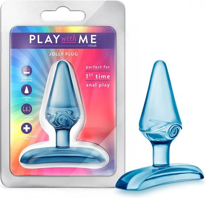 Produktbild Blush Play with Me - Jolly Plug - Petite 2.75" Anal Plug - Tapered Head for Easy Insertion Perfect f