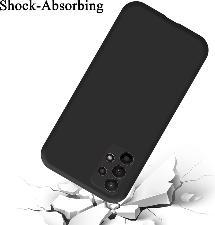 Actual product image Cadorabo TPU Liquid Silicone Case Cover for Samsung Galaxy A23 4G / 5G (Samsung Galaxy A23)