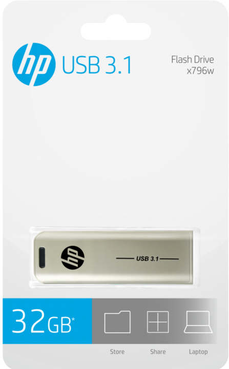 Produktbild HP x796w USB 3.1 32GB (32 GB, USB 3.1, USB-A)