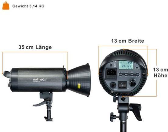 Actual product image Walimex pro Stager 600 HSS Set Single (Set, 600 Ws)