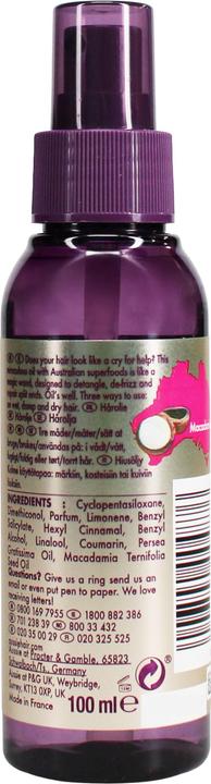 Actual product image Aussie SOS Hair Rescue All-in-One Hair Oil 100ml (100 ml)