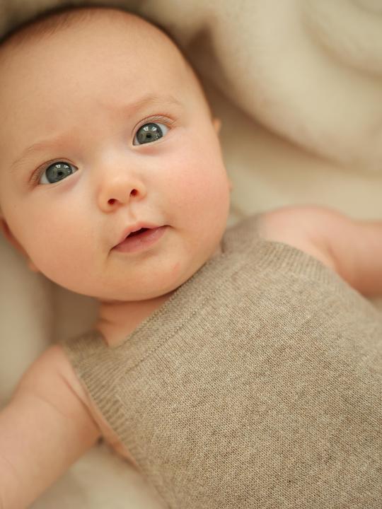 Actual product image Envie de Fraise Baby Strick-Einteiler aus Merino und Kaschmir (56)