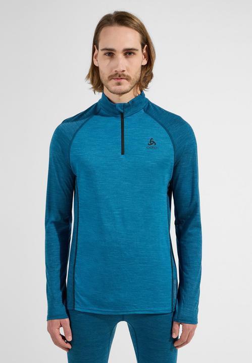 Actual product image Odlo BL TOP turtle neck l/s half zip NATURAL (S)