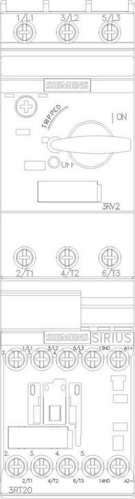 Produktbild Siemens Verbraucherabzweig 3RA2110-0EA15-1BB4 (3RA21100EA151BB4)