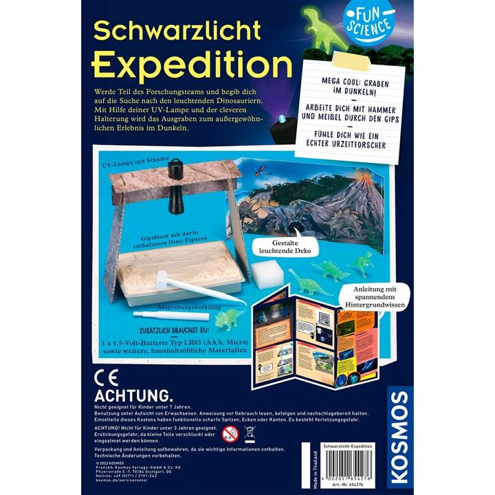 Actual product image Kosmos KOO Fun Science Black Light Expedition 654276
