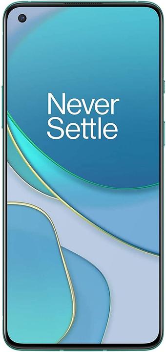 Produktbild OnePlus 8T (12GB) (256 GB, Aquamarine Green, 6.55", Dual SIM, 5G)