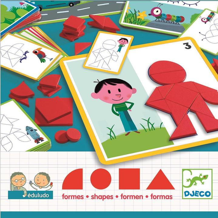 Produktbild Djeco Eduludo Formen (mult) (Deutsch, Englisch, Französisch, Italienisch, 4 - 6 Jahre)