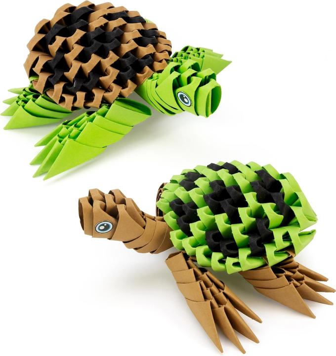 Actual product image Selecta Spielzeug ORIGAMI 3D - Turtles, 192pcs.