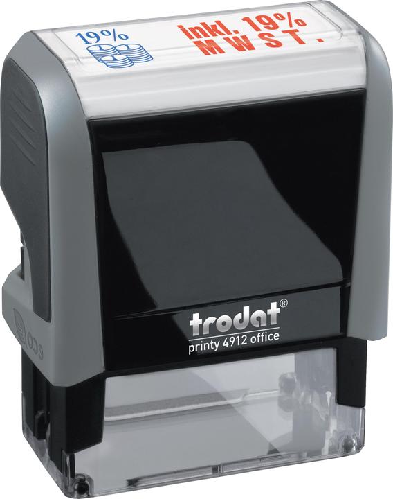 Produktbild Trodat Officestempel Printy 4.0 grau "INKL. 19% MWST" 4912