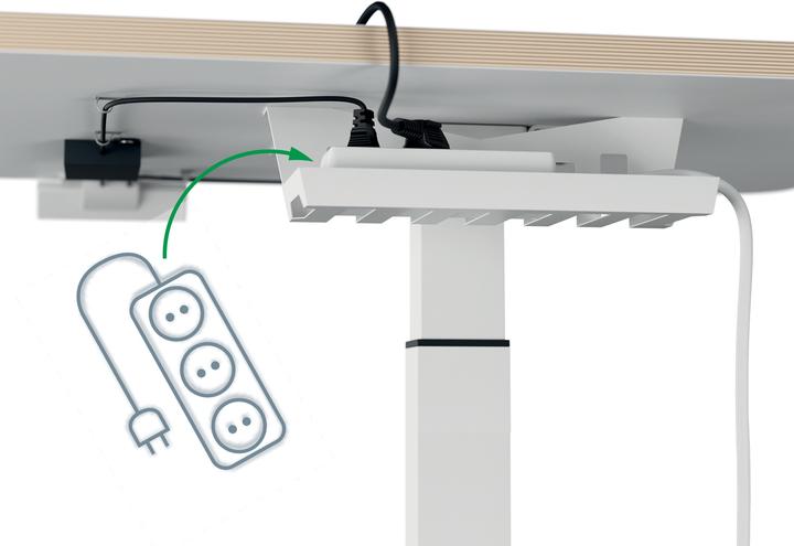 Immagine prodotto Leitz Ergo Compact Workstation Scrivania elettrica regolabile in altezza (80 x 60 x 130 cm)