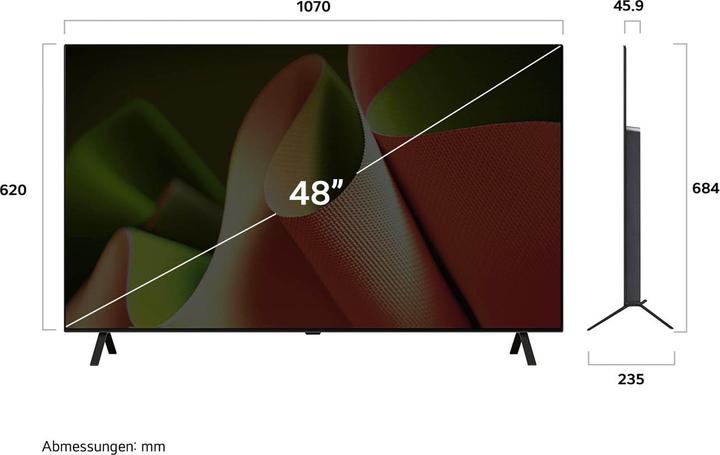 Produktbild LG OLED48B49LA Ultra HD HDR OLED-TV 48 (121 cm) (48", B4, OLED, 4K)