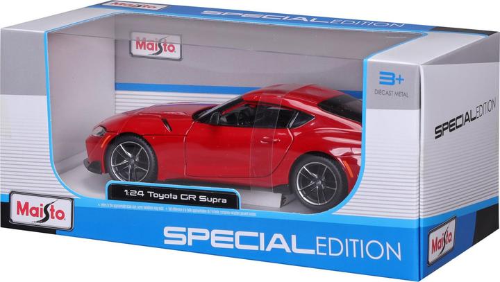 Actual product image Maisto Toyota Supra GR 1/24 red