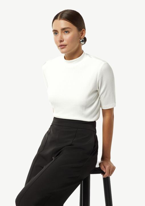 Actual product image Comma T-Shirt Geripptes T-Shirt im Slim Fit (44)