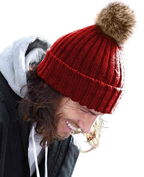 Actual product image Beechfield Knit Hat With Pom Pom (One size)