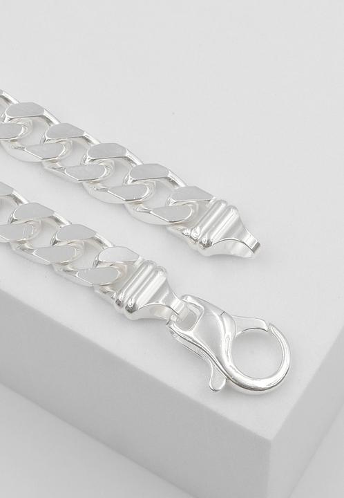 Produktbild Muau Bracelet tank silver 925, 7mm, 19cm (19 cm, Silber 925)