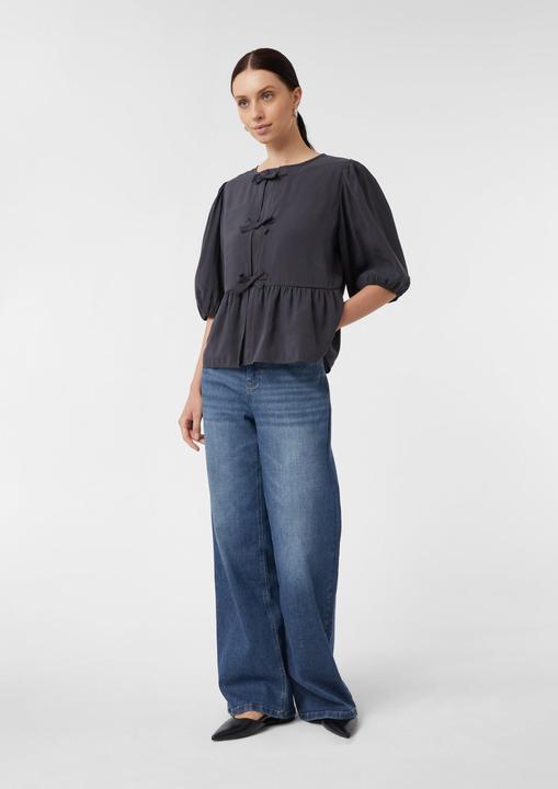 Immagine prodotto Comma Bluse Feminine Nylonbluse mit Schleifendetails & Volant (32)