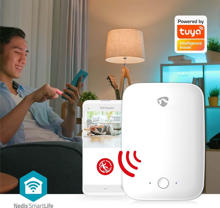 Produktbild Nedis Bewegungsmelder Wi-Fi | Erfassungsbereich: 7 m | Effektives Sichtfeld (horizontal): ±45° | Eff (7 m)