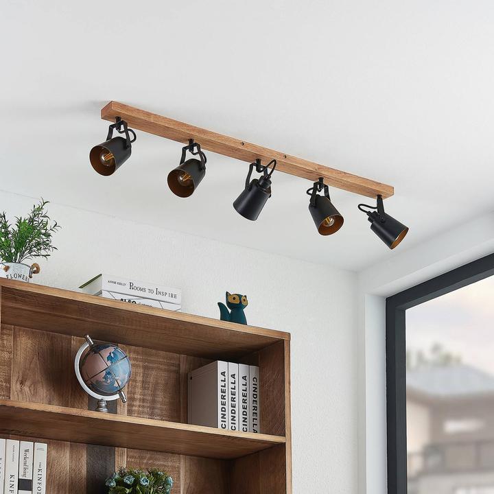 Actual product image Lindby Kimban ceiling spotlight, five-flame (E14)
