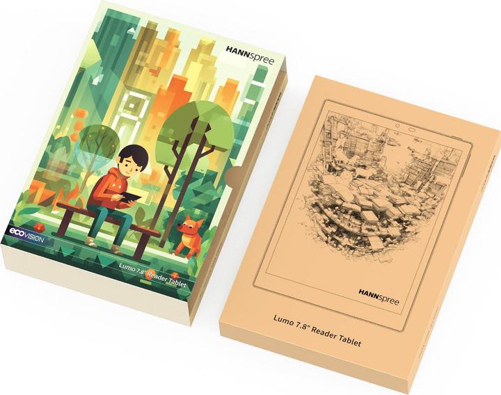 Produktbild Hannspree LUMO 7.8" SN08HD1B E-Reader Android 14 (7.80", Black)