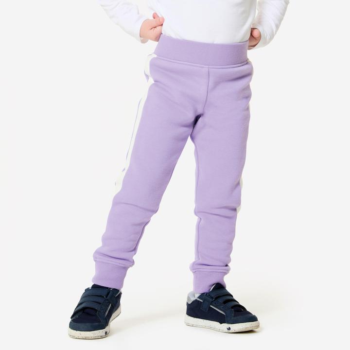 Produktbild Domyos Jogginghose Baby warm - lila/weiss (122)