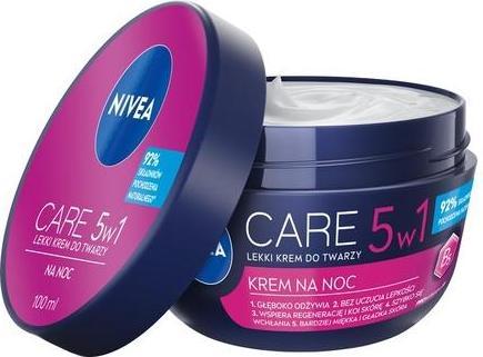 NIVEA 24H - Hydration + Regeneration Moisturizing Cream For Night Normal And Mixed Skin 50Ml (50 ml, Nachtcreme)